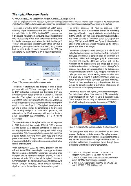 CSEM Scientific and Technical Report 2008