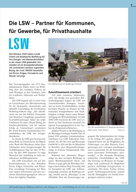 Logistik und MobiLität - Braunschweiger Zeitungsverlag