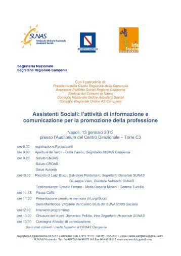 Programma - ordine assistenti sociali campania