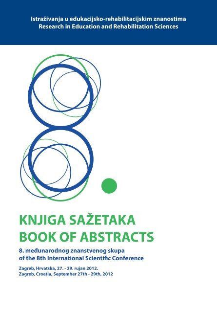 KNJIGA SAŽETAKA BOOK OF ABSTRACTS