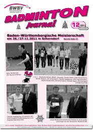 12/2011 - Baden - Württembergischer  Badminton - Verband