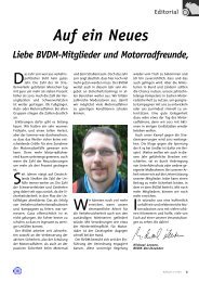 Auf ein Neues - Bundesverband der Motorradfahrer eV