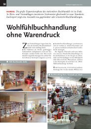 Wohlfühlbuchhandlung ohne Warendruck - Buchreport