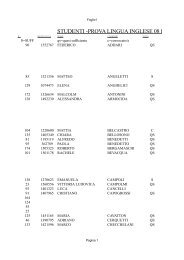 ELENCO STUDENTI -PROVA LINGUA INGLESE 08 FEB 2013