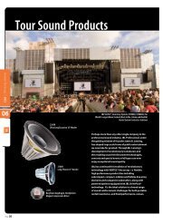 Tour Sound Products