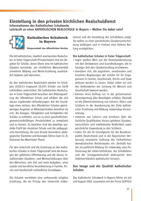 Als Realschullehrkraft auf Stellensuche - BRLV