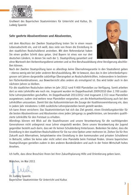 Als Realschullehrkraft auf Stellensuche - BRLV