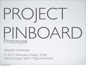 PROJECT PINBOARD