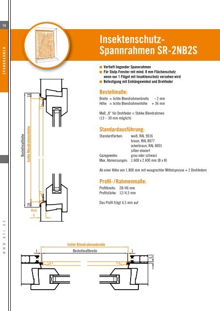 für Insektenschutz - BTI Befestigungstechnik GmbH & Co. KG