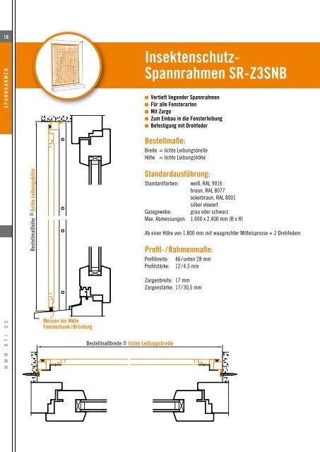 für Insektenschutz - BTI Befestigungstechnik GmbH & Co. KG