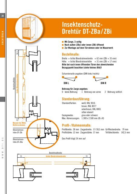 für Insektenschutz - BTI Befestigungstechnik GmbH & Co. KG