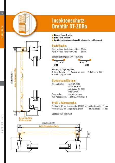 für Insektenschutz - BTI Befestigungstechnik GmbH & Co. KG