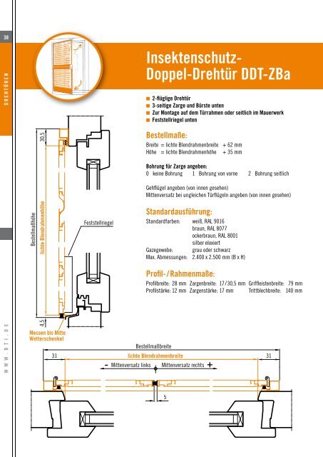 für Insektenschutz - BTI Befestigungstechnik GmbH & Co. KG