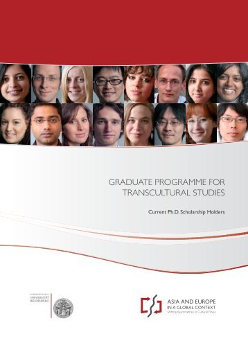 GRADUATE PROGRAMME FOR TRANSCULTURAL STUDIES