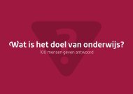 Wat is het doel van onderwijs?