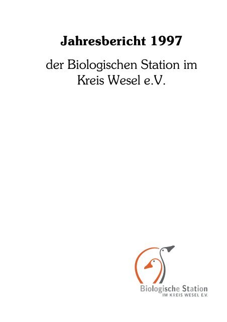 4 Sonstiges - Biologische Station im Kreis Wesel e.V. (BSKW)