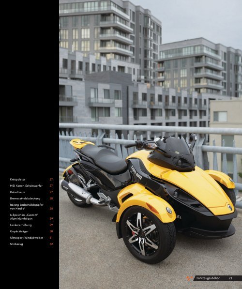 / CAN-AM SPYDER ROADSTER FAHRERAUSSTATTUNG - BRP