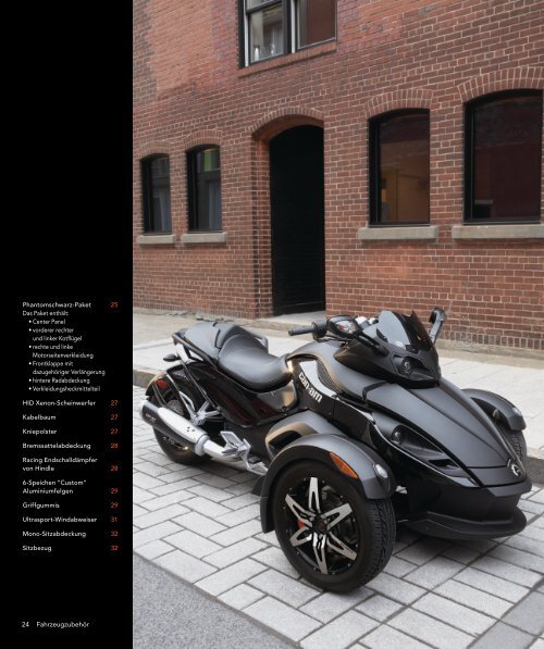 / CAN-AM SPYDER ROADSTER FAHRERAUSSTATTUNG - BRP