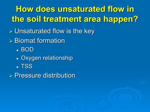 Water Movement in Soil