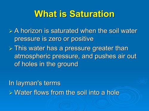 Water Movement in Soil