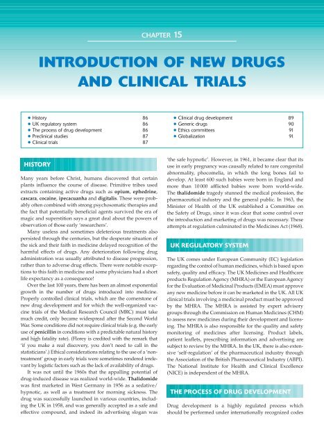 Clinical Pharmacology and Therapeutics