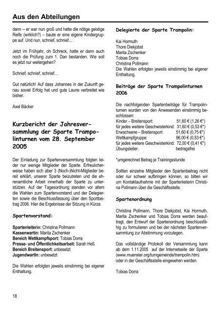 mach mit Ausgabe 03.2005 - Turngemeinde Münster von 1862 e.V.