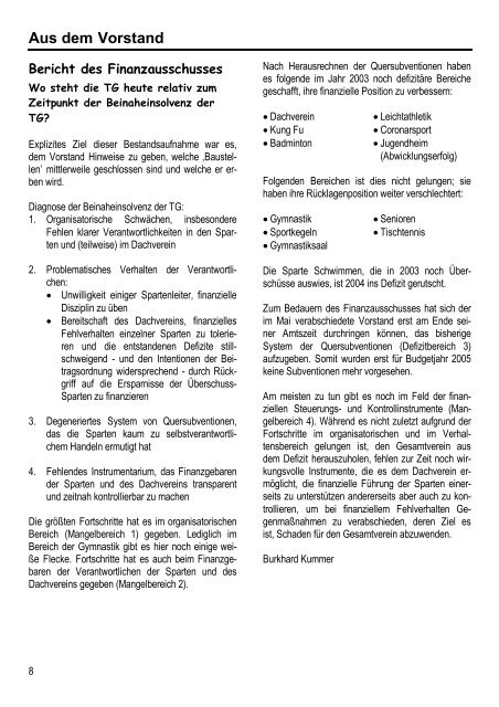 mach mit Ausgabe 03.2005 - Turngemeinde Münster von 1862 e.V.