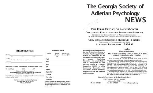 Georgia Society of Adlerian Psychology