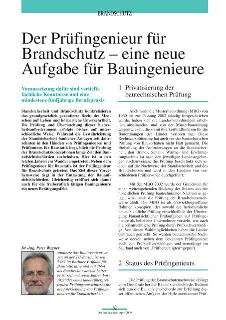 Prüfingenieur 34 - Bundesvereinigung der Prüfingenieure für ...