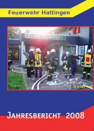 Jahresbericht 2008 - Feuerwehr Hattingen