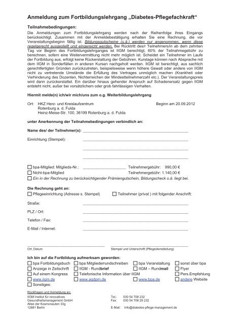 Seminarwünsche - Bundesverband privater Anbieter sozialer ...