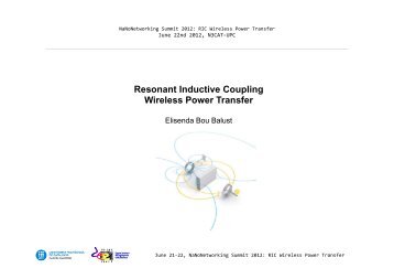 Resonant Inductive Coupling Wireless Power Transfer - N3Cat - UPC