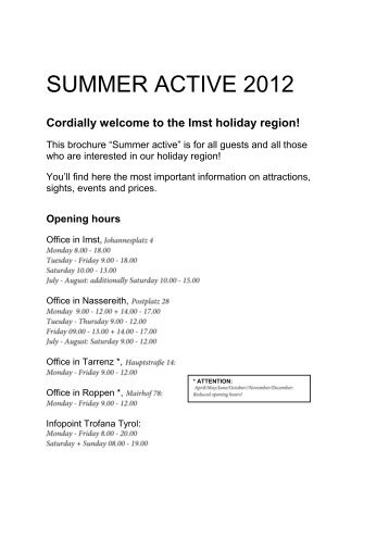 Summer Active download - Imst