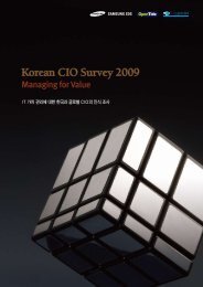 Korean CIO Survey 2009