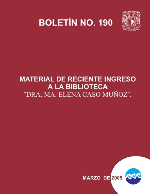 PORTADA BOLETINENERO.cdr - Instituto de Ciencias del Mar y ...