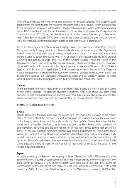 Status of Coral Reefs of the World 2000