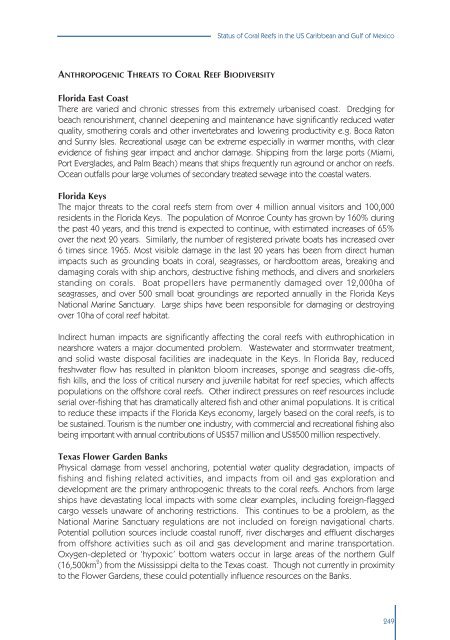 Status of Coral Reefs of the World 2000