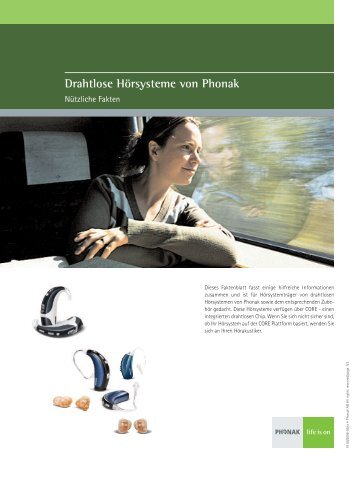 Drahtlose Hörsysteme von Phonak - Hörgeräte Schaaf & Maier