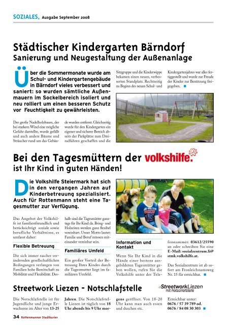 Stadtkurier Oktober 2008 - Rottenmann