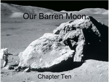 Our Barren Moon
