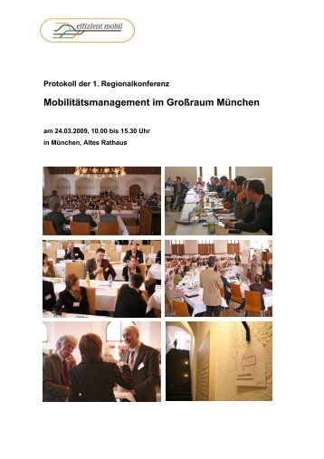 Mobilitätsmanagement im Großraum München - EMM e.V.