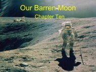 Our Barren Moon