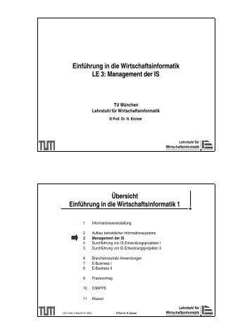 WinfoI_LE03.pdf - Lehrstuhl für Wirtschaftsinformatik