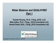 Water Balance and QUALHYMO Part 1