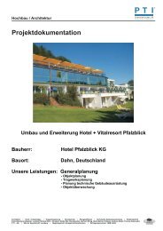 Projektdokumentation Umbau und Erweiterung Hotel + Vitalresort ...