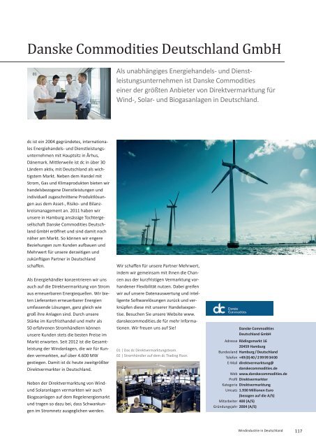 BWE Branchenreport - Windindustrie in Deutschland 2015