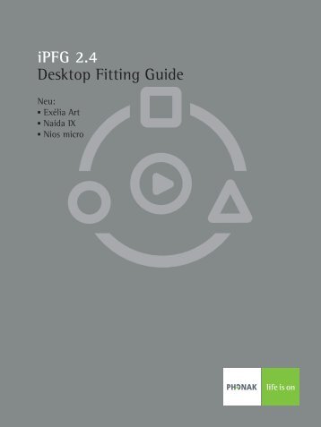 iPFG 2.4 Desktop Fitting Guide - Phonak