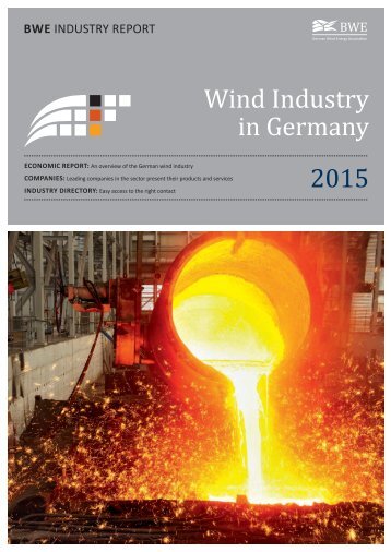 BWE Industry Report - Wind Industry in Germany 2015