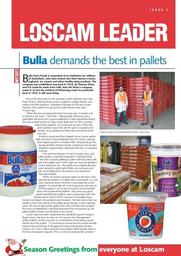 Bulla demands the best in pallets