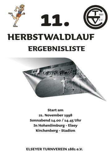 Ergebnislisten - Elseyer Herbstwaldlauf